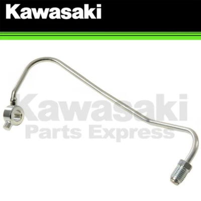 NEW 1996 - 2007 GENUINE OEM KAWASAKI KLX 250 300 650 FRONT BRAKE PIPE 43060-1100 - Image 1 of 4