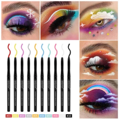 MultiColor Eyeliner Matte Long Lasting Eye Liner Pen Eye Makeup Shadow Eyeline 。 - Image 1 of 4