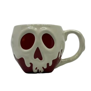 Taza de café de manzana venenosa de la reina Blancanieves taza esculpida blanca goteo tienda Disney - Imagen 1 de 7