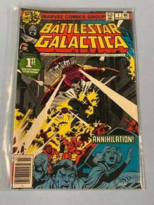 SELTENER FUND - Marvel Comics Battlestar Galactica Ausgabe #1 März 1979 - ungelesen - Bild 1 von 9