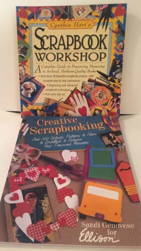 Scrapbooking Idea Books. 2 Books Scrapbook Workshop & Creative Scrapbooking (a11