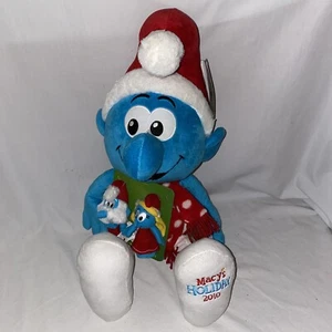 SMURFS PLUSH w/Finger Puppets Large 20" MACY'S HOLIDAY 2010 w/tags - Picture 1 of 6