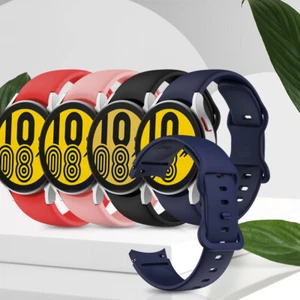 Silikon Armband Uhrenarmband für Samsung Galaxy Watch 6 4 5 Pro 40/44 Classic 42/46 - Bild 1 von 25