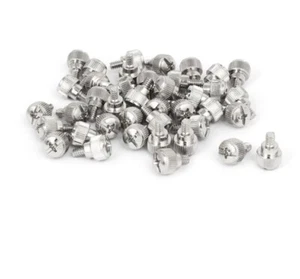 Sourcingmap 6 -32 Nickel Plated Knurled Phillips Head Thumb Screw 40pcs for Pc - Picture 1 of 3