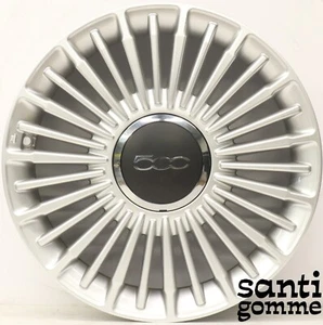 4 Rims Fiat 500 / 500E 6 X 16" ET 41 Original New Silver 52140532 4 X 98 - Picture 1 of 4