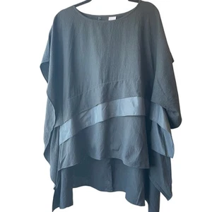 IGOR DOBRANIC Damen "Melissa" Tunika kastig Langelook Oversize Bluse Gr. Small - Bild 1 von 9
