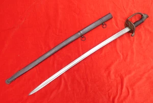 FINE ANTIQUE FRENCH m1855 INFANTRY OFFICERS SWORD dated 1867 saber dagger blade - Picture 1 of 24