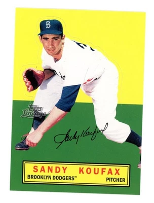 2011 Topps Lineage - Stand Ups Sandy Koufax **RAW** EX-NM - Image 1 of 2