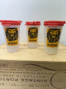 Der König der Löwen Broadway Musical Whirley Tassen mit Deckel 16 Oz Disney 3er Set - Bild 1 von 5