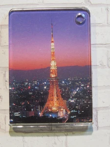 Refrigerator MAGNET ~ PARIS, France Eiffel Tower & City Skyline at Night - Picture 1 of 3