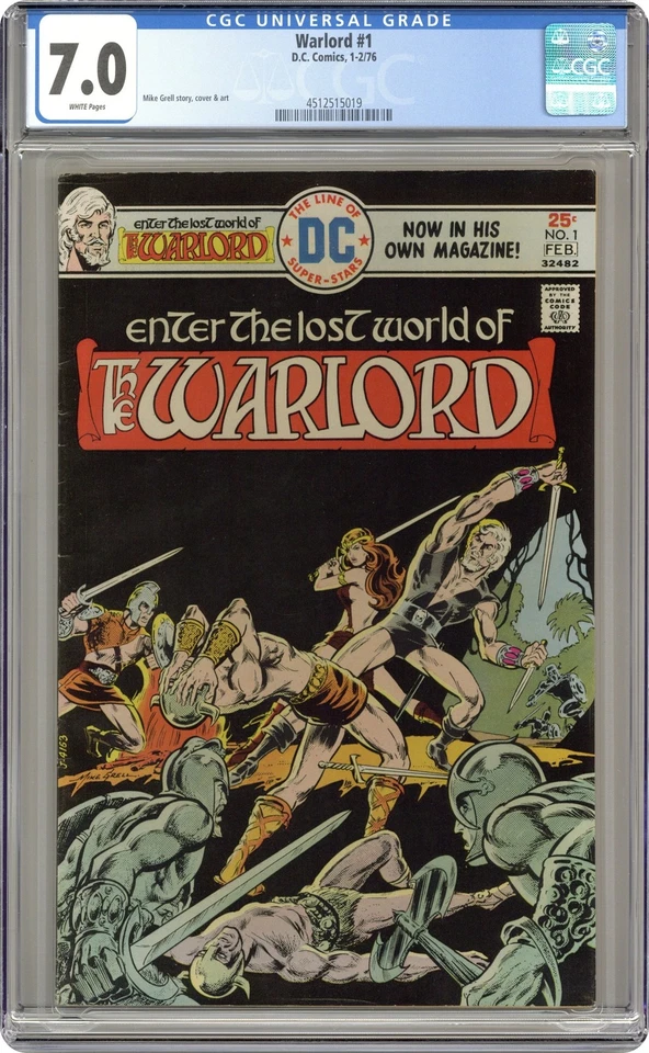 Warlord #1 CGC 7.0 1976 4512515019 - Image 1 of 1