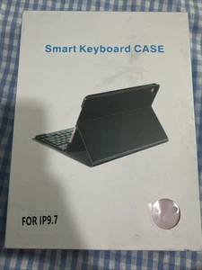 MAGNETIC REMOVABLE BLUETOOTH KEYBOARD WITH CASE FOR APPLE IPAD 9.7" - Picture 1 of 4