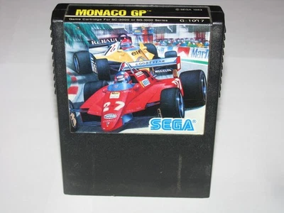 Monaco GP (Picture Label Cart) Sega SG-1000 SC-3000 SMS Japan import US Seller - Image 1 of 4