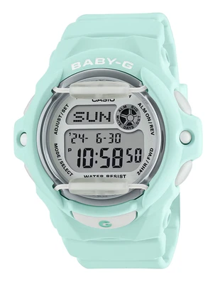 Casio BABY-G BG169R-3 Women's Origin Whale Series Pastel Mint Digital Watch - Image 1 of 3