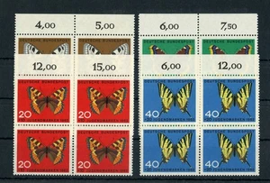 BUND Nr.376-379 ** OBERRAND-VIERERBLOCK - SCHMETTERLINGE !!! (163759) - Picture 1 of 1