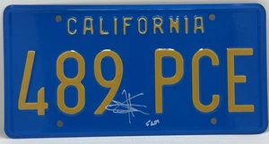 Shia LaBeouf Autographed Transformers Camaro Replica License Plate ! BAS W - Picture 1 of 2