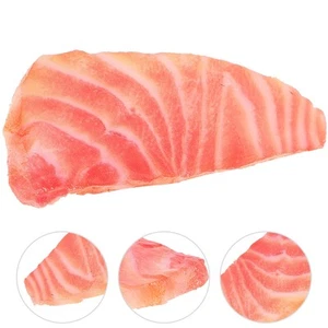 Modello Salmone Oggetto Di Cibo Finto Oggetti Scena Per Cucinare - Imagen 1 de 12