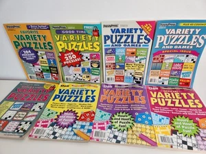 8 Variety Puzzle Books Lot Penny Press Dell Sudoku Cross Word Search Crostics - Imagen 1 de 9