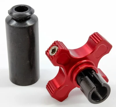 Works Connection Elite Perch Thumbwheel Assembly - Red Motorcycle ATV/UTV 16-846 - Image 1 of 3