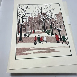 Crane’s Delight In The Joys Of The Season Cards 10 Engraved Cards / Envelopes - Picture 1 of 8