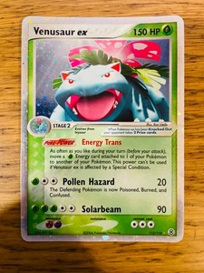 ¡Nuevo! Venusaur ex (112/112) EX Rojo Fuego y Verde Hoja Holo ¡Tarjeta Pokémon Rara! - Imagen 1 de 6