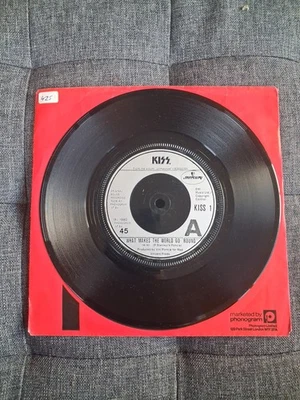 Kiss 1980 "What Makes The World Go Round" 7" Vinyl - Image 1 of 4