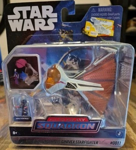 Star Wars Micro Galaxy Squadron Asajj Ventress's Ginivex Starfighter nuevo sellado - Imagen 1 de 5