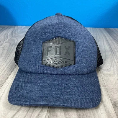 Gorra Fox Racing Azul Negro Malla Snapback OSFA Ajustable Foto 1 de 4