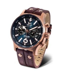 Vostok Europe Herren Analog Quarz Uhr klassisch elegant blaues Zifferblatt 6S21-595B645 - Bild 1 von 1