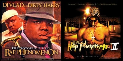 DJ Vlad Dirty Harry Green Lantern Rap Phenomenon Pt. 1 & 2 Biggie & 2Pac 2 CDS - Image 1 of 3