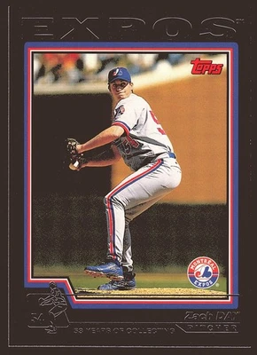 Zach Day Montreal Expos 2004 Topps Black #97 SN /53 - Image 1 of 2