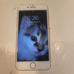 Apple iPhone 7 Silver/ Pink Tint Color- A1778 - Locked - Picture 1 of 13