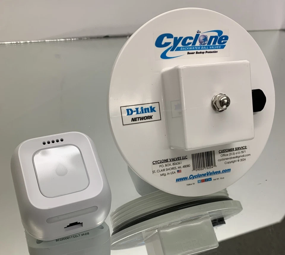 4" WIRELESS D-LINK CLEANOUT PLUG ALARM SENSOR - Image 1 of 4