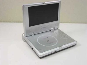 Initial IDM-1731 7" Portable DVD Player -Loose Hinge No Display- As Is For Parts - Picture 1 of 3