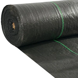 2M X 50M HEAVY DUTY WOVEN WEED CONTROL GROUND MULCH LANDSCAPE FABRIC - Picture 1 of 7
