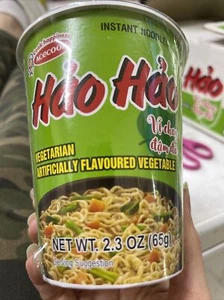 Hao Hao Tasty Vietnam Vegetarian Instant Vegetable Bowls Noodles,12 Bowls/65g - Picture 1 of 3