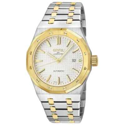 Gevril Gotham Men's 49403B Swiss Automatic Sellita SW200-1 Two Tone Date Watch - Image 1 of 4