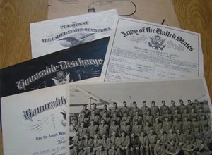 WWII era U.S. Army Photo & Documents 80th Inf Div Camp Roberts CA 21st Inf Rgt - Picture 1 of 8