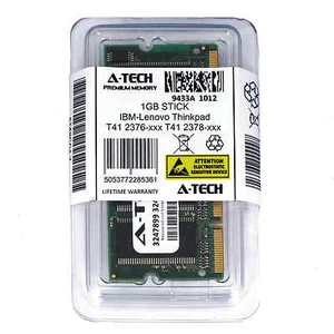 1GB SODIMM IBM-Lenovo Thinkpad T41 2376-xxx 2378-xxx 2379-xxx Ram Memory - Picture 1 of 1