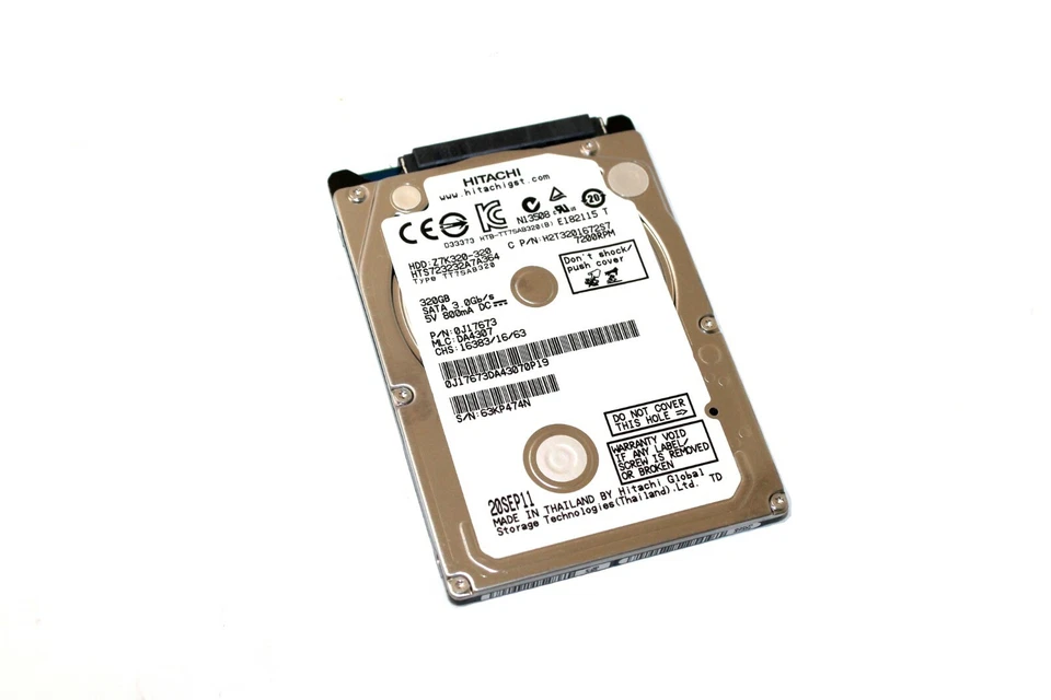 0J17673 Hitachi 320GB 3Gbs 7200RPM 2.5 Laptop Hard Drive - Image 1 of 1