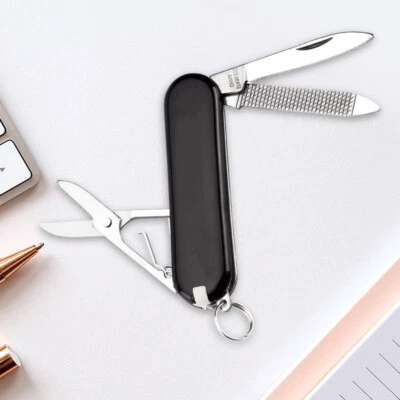 Navaja de bolsillo para hombre pequeña plegable camping mini herramienta de supervivencia 3 en 1 Foto 1 de 4