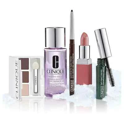 CLINIQUE Full Face Forward Nude Mood Makeup Set, 5 Piece NEW - Image 1 of 2