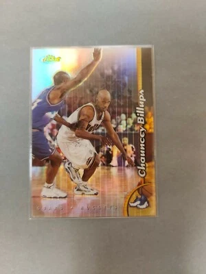 98-99 Topps Finest Chauncey Billups No Protector Dual Refractor #191 Nuggets - Image 1 of 2