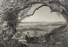 Gaza IN Palestine Engraving Arthur Willmore (1814-1888) Towards 1874