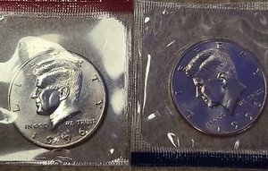 1996 P & D Half Dollar Kennedy US Mint Cello Wrap - Uncirculated **ON HAND** - Picture 1 of 8