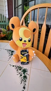 Pokémon Select 9 Inch Teddiursa Cord Plüschtier Lizenziert Authentisch Neu mit Etikett - Bild 1 von 11