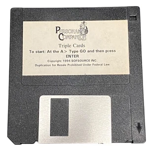 Sofsource Personal Companion Triple Cards 3.5 Diskette 1994 für Windows - Bild 1 von 3