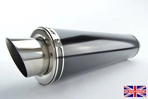 Triumph Tiger 800 14-16 SP Engineering Satin Black Round Moto GP XL Exhaust - Picture 1 of 3
