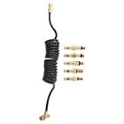 Green Gas Adapter Tube Facilitate Easy Game Play with 5 Brass Adapters Set