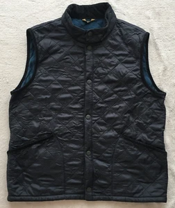 Barbour Perble mens Black Quilted Waistcoat Vest Gilet size XL - Picture 1 of 10